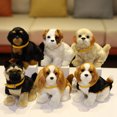 thumbnail image 4 of Perro de peluche de 20cm para niños, juguete de perro de peluche, perro Labrador, Charlie, Rottweiler, Animal realista, 4 of 5