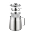 thumbnail image 1 of DOLITY Deep Frying Pot Oil Storage Jar with Strainer Basket Kitchen Home Soup Pot Boiling Party Home Cooking Oil Separator, 1 of 9