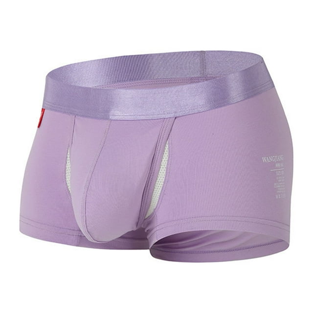Summer Fashion Personality Comfortable Mid Waist Flat Angle Separation Men's Underwear