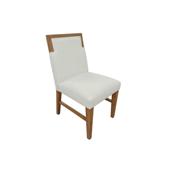 Alpine Furniture Donte Wood Set of 2 Side Dining Chairs - Oak Brown