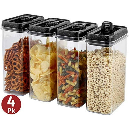 Kitchen Storage Containers Set Air Food Kitchen Storage Containers Set Air Food With Lids 4 Piece Same Size 2 3 Liter Large Clear Durable Plastic