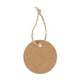 thumbnail image 1 of 50Pcs Round Kraft Gift Tag with Hemp Cord, 1 of 5