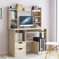 thumbnail image 3 of Bureau d'Ordinateur à Domicile, Table d'Étude de Rangement Polyvalente et Pratique, Aspect Simple pour Chambre, 3 of 7