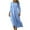 #0055-Light Blue, variant on Aoochasliy Women's Summer Linen Blend Maxi Dress Round Neck Strappy Sleeveless Casual Dress Waist-Cinched A-Line Midi Long Beach Dress