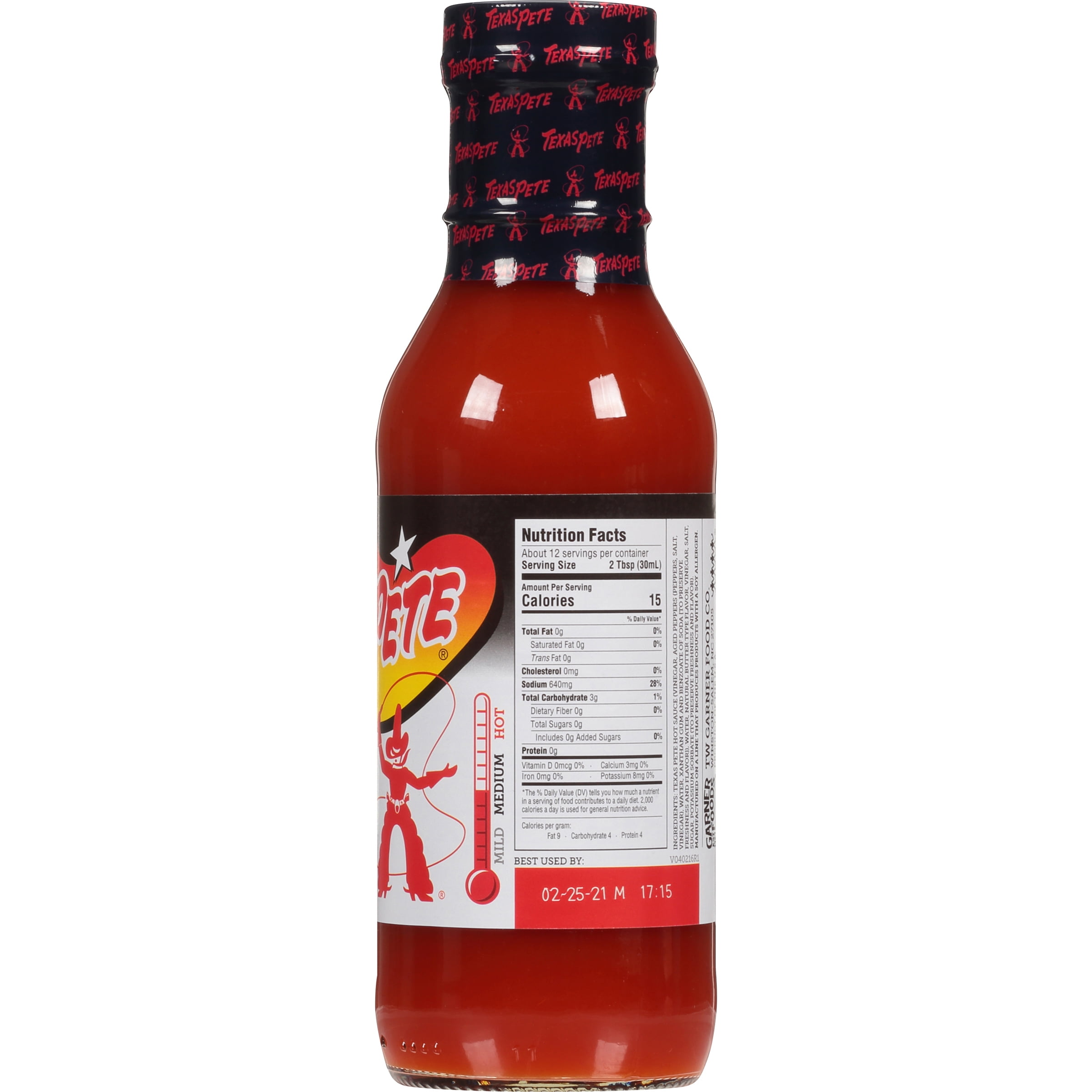 Texas Pete Buffalo Wing Sauce 12 fl oz Made Without Allergens