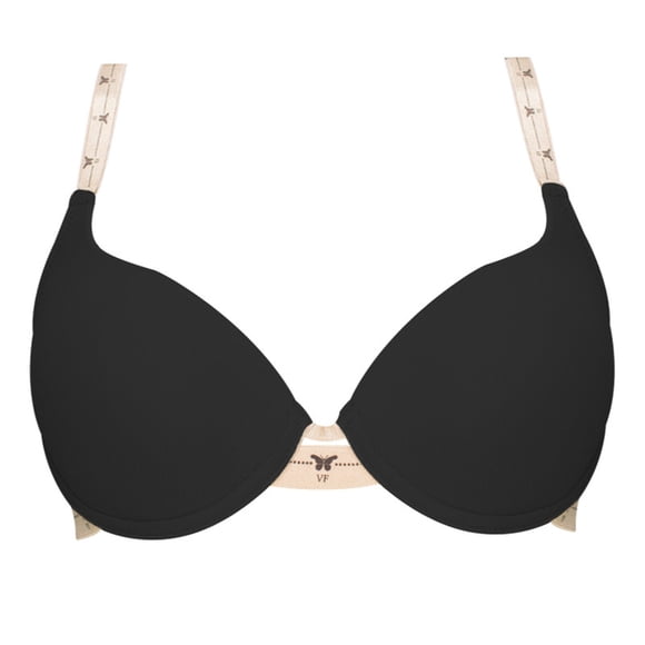 Brasier Vicky Form para Dama, Tirantes Brandeados Negro 34B