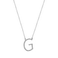 thumbnail image 5 of Imperial 1/20Ct TDW Diamond Alphabet G Pendant Necklace for Women in Sterling Silver, 5 of 6