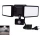 thumbnail image 1 of Luz de seguridad impermeable con sensor de movimiento de 20 W, foco LED ajustable para exteriores e interiores, Ip65, blanco frío, 6000 K, 1600 lm, modo automático para garaje, entrada,11 Feliz Sencillez, 1 of 5