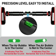 stusgo Pull Up Bar for Doorway No Screws, Adjustable Chin Up Bar for Door Frame, Strength Training Pull-Up Bars for Home, Width 28.74-39.37 Inches with Locking Mechanism, No Punching