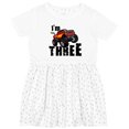 thumbnail image 3 of Inktastic Monster Truck 3rd Birthday Girls Toddler Dress, 3 of 5