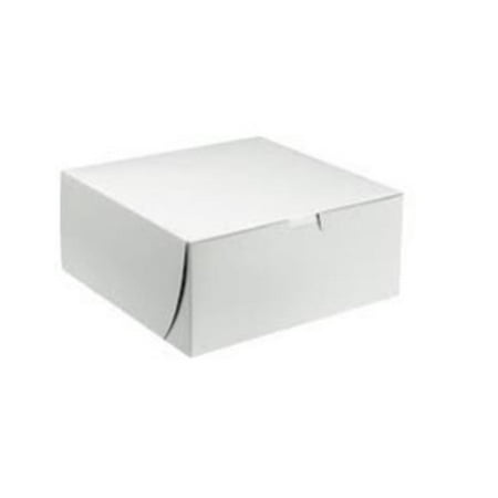 Quality Carton & Converting 6106 CPC 10 x 10 x 5 L-C Bakery Box - Case of
