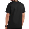thumbnail image 4 of Birdeem Men Tops Short Sleeve V-neck Tops Working Uniform Solid Color With Pockets Blouse, 4 of 7