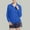 Blue, variant on Womens Sun Protection Clothing Sun Jacket Hoodie Long Sleeve Full Zipper Outdoor Coat Summer Solid Color Lightweight Outwear Loose Beach Travel Lady Tops Hot Pink