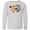 AC-Heather Grey, variant on Inktastic Halloween Hugs with Cute Vampire Cat Bat Long Sleeve Youth T-Shirt
