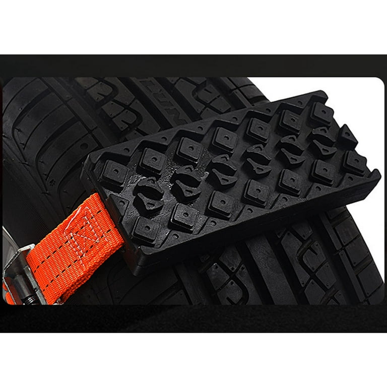 2x Tire Traction Mat Recovery Track Portable Emergency Devices For Snow Ice  Mud