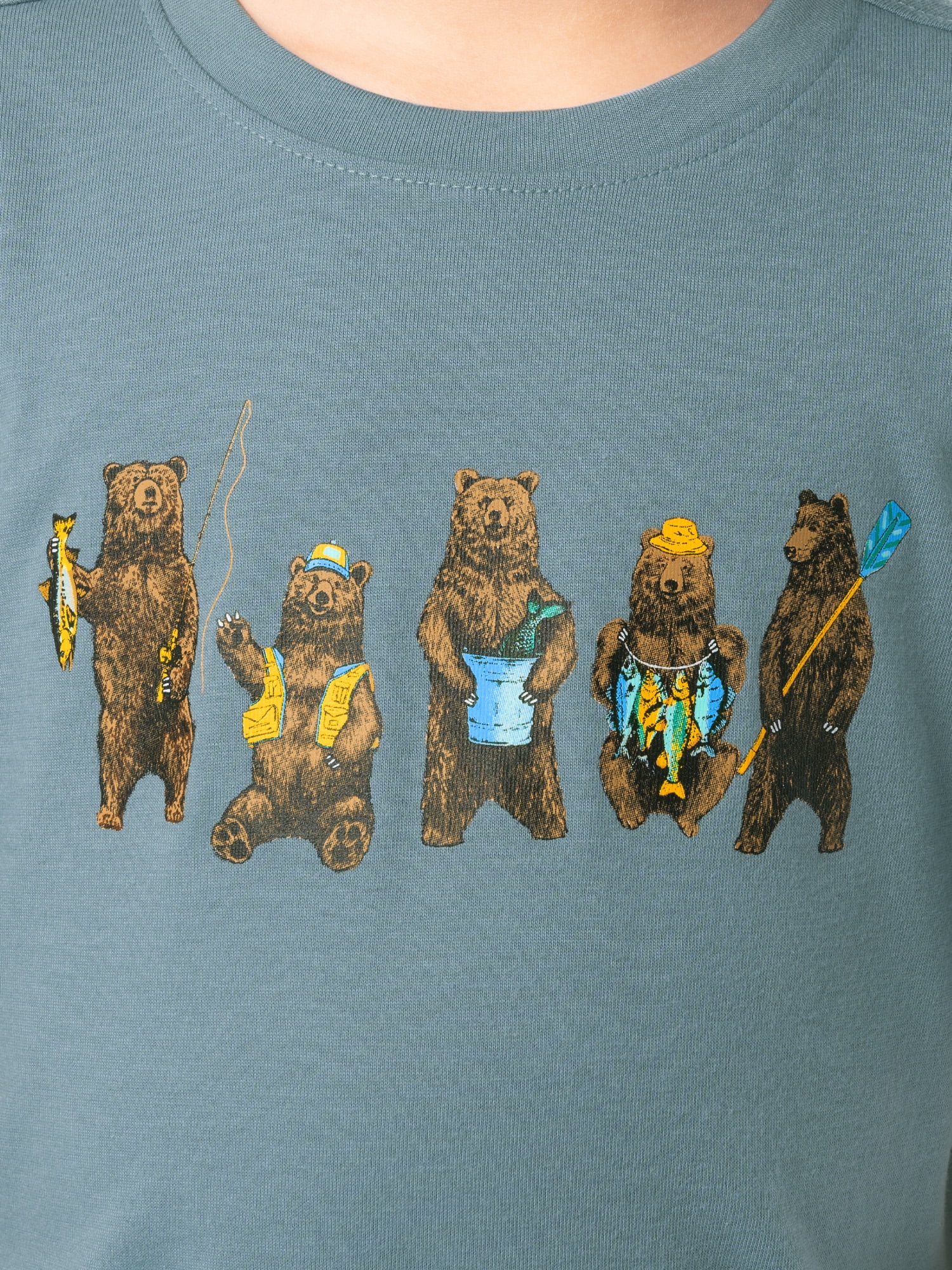 Ozark Trail Boy's Graphic Short Sleeve T-Shirt, Sizes 4-18 & Husky