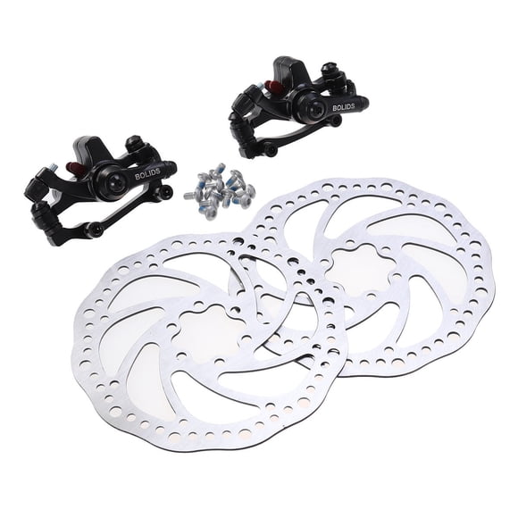 Adjustable Bike Disc Brake Rear Disc Rotor Brake Kit with 2 Brakes for Mountain
