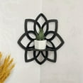 thumbnail image 2 of 2X Lotus Corner Shelves, Wooden Flowers Wall Corner Shelves Floating Shelves Crystal Shelf Boho Wall Corner Shelves, 2 of 6