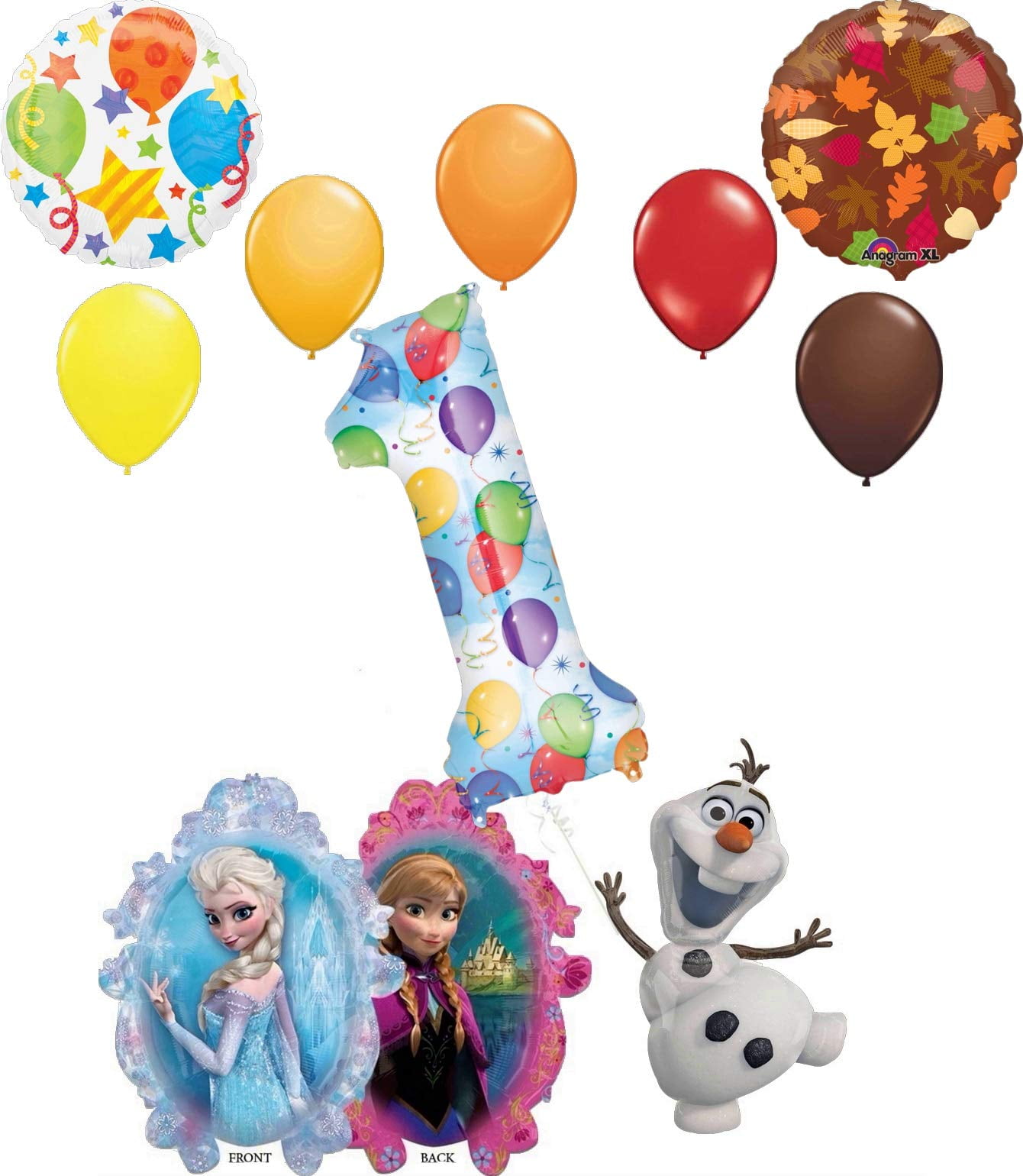 Disney Frozen Elsa Olaf Anna  Birthday Party Decorations 18" Foil Balloon Helium