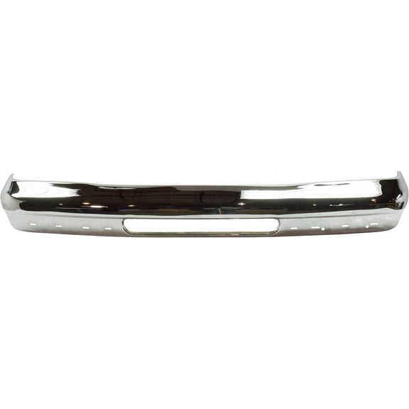 Bumper Compatible with FORD ECONOLINE VAN 1992-2007 Chrome with Valance Hole