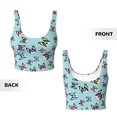 thumbnail image 6 of Sports Bra For Women, Funny French Bulldog Cute Sports Bras For Women High Support, Workout Tank Tops Woman With Removable Cups, 6 of 8