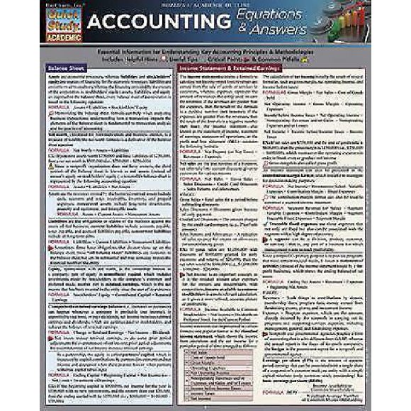 Accounting Equations & Answers