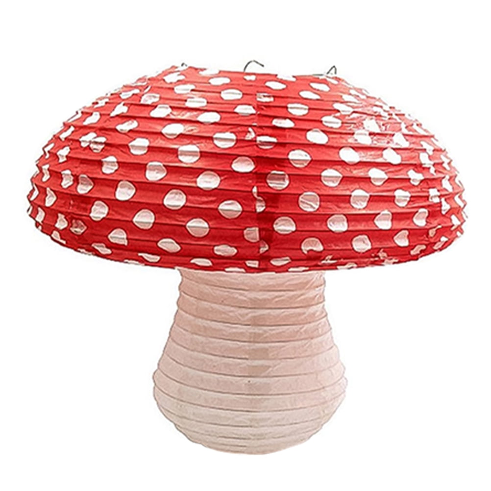 Mushroom Lantern Mushroom Hanging Paper Lanterns Mushroom Shaped Paper