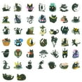 thumbnail image 4 of Wrapables Waterproof Vinyl Stickers for Water Bottles, Laptop, Phones, Skateboards, Decals for Teens, 100pcs, Black Cats, 4 of 5