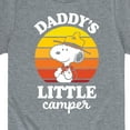 thumbnail image 3 of Peanuts - Daddy's Little Camper - Toddler And Youth Short Sleeve Graphic T-Shirt, 3 of 6
