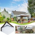 thumbnail image 4 of Heavy-Duty Transparent Rainproof Film - 6 Mil Thick Plastic Greenhouse Cover, Windproof Cold Protection Tarp for Flowers & Plants, 4 of 4