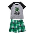 thumbnail image 2 of Zwiiyzr Family Matching Sets Christmas Jammies Christmas Parent Outfit Warm Set Printed Home Clothes Pajamas Short Sleeved Shorts Two-Piece Set 2025 Green, 2 of 5