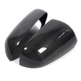 thumbnail image 3 of Rearview Mirror Trim,Carbon Fiber Wing Mirror Rearview Mirror Cover Side Mirror Cap Cover Exquisite Design, 3 of 14