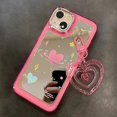 thumbnail image 1 of Sanrio-funda de teléfono de Gel suave para iPhone 11, 12, 13, 14 Pro Max, Y2k, Hello Kitty, espejo galvanizado, estilo INS, lindo rosa, estrella de moda Fivean unisex, 1 of 2
