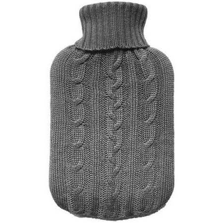 

Gray Hot Water Cover Knitted Jumper Cover for Hot Water - Cover Only (Hot Water Not Included)