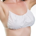 thumbnail image 4 of 50 Pack Disposable Black Bras for Spray Tanning - Extra Large Size Nonwoven Spa Underwear with Shoulder Loops - Individually Wrapped Tanning Bra Tops (One Size Fits Most), 4 of 6