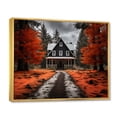 thumbnail image 2 of Designart "Red Farmhouse Rustic gracefulness IV" Farm Floater Framed Wall Art Print, 2 of 7