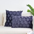 thumbnail image 3 of Fundas de almohada decorativas de terciopelo de lana corta de felpa, fundas de cojín de estilo lujoso, fundas de almohada de piel sintética para sofá, dormitorio, paquete de 2, 18 x 18, 3 of 6