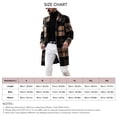thumbnail image 1 of Men Jacket, Plaid Pattern Lapel Coat Machine Wash  For Office ANGGREK Patrón de cuadros S, 1 of 5