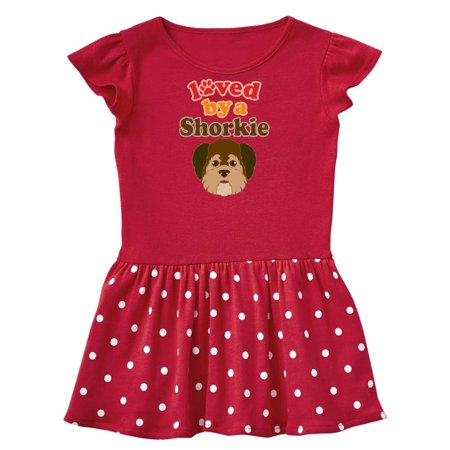 

Inktastic Shorkie Dog Shih Tzu Yorkie Gift Toddler Girl Dress