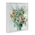 thumbnail image 4 of Stupell Industries Sage & Peach Blossoms Botanical & Floral Painting White Framed Art Print Wall Art, 12 x 12, 4 of 10