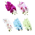 thumbnail image 2 of Seda Artificial Phalaenopsis Orquídea Flor Tallo Ramo Fiesta Hogar Jardín Decoración GeweYeeli JJ7212-01, 2 of 7