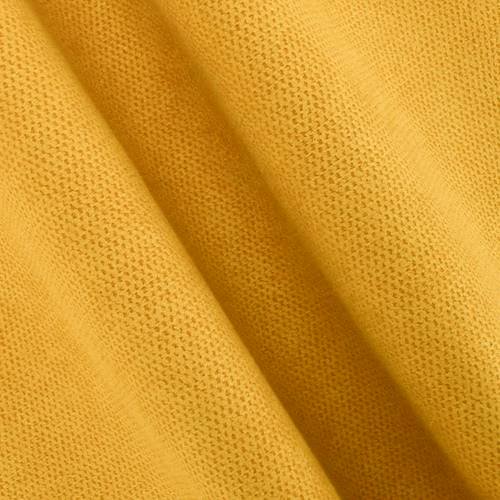 Mustard Yellow Faux Suede Pique Home Decorating Fabric, Fabric By the