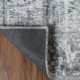 thumbnail image 5 of HomeRoots 487314 4 x 6 ft. Charcoal Oriental Power Loom Stain Resistant Rectangle Area Rug, 5 of 5