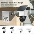 thumbnail image 3 of Tcwhniev WiTi Gutter Mount Stainless Steel Bracket Holder Solar Security Camera Mount Easy Installation, 3 of 8