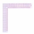 thumbnail image 1 of untoiry L-square Ruler Plastic Garment Sewing Measuring Rulers DIY Crafts Knitting Embroidery Tools Handicraft for Professional, 1 of 7