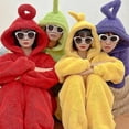 thumbnail image 3 of Disfraces de Teletubbies unisex Disi Onesies Lala Cosplay Pijamas Adultos Pijamas Animal Ropa de dormir Mono, 3 of 5