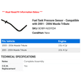 thumbnail image 2 of Fuel Tank Pressure Sensor - Compatible with 2001 - 2006 Mazda Tribute 2002 2003 2004 2005, 2 of 2
