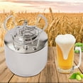 thumbnail image 2 of 6L/1.6Gal Stainless Steel Mini Ball Lock Keg System 80PSI for Small Batch Home Brewing, 2 of 9