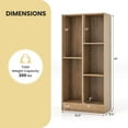 thumbnail image 3 of Costway 5-Cube Bookcase for Kids 41" Wooden Toy Storage Organizer for Kid's Room Natural, 3 of 10