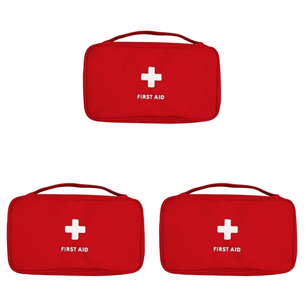 Botiquín Primeros Auxilios Emergencia Portátil Al Aire Libre Supervivencia Médica () Rojo